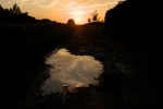 Wolken in het water