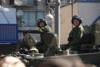 Victory Day: tank in de parade