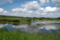 Water en wolken